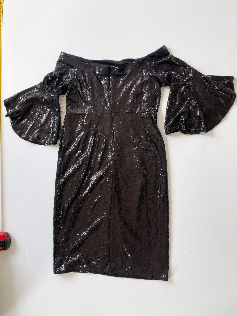 Eloquii black sequin cocktail dress - Picture 5 of 7